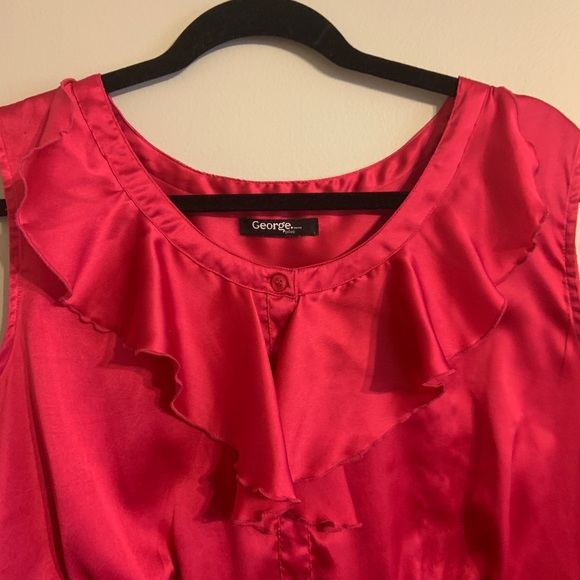 Silky Fuchsia Top 1X - Picture 3 of 3